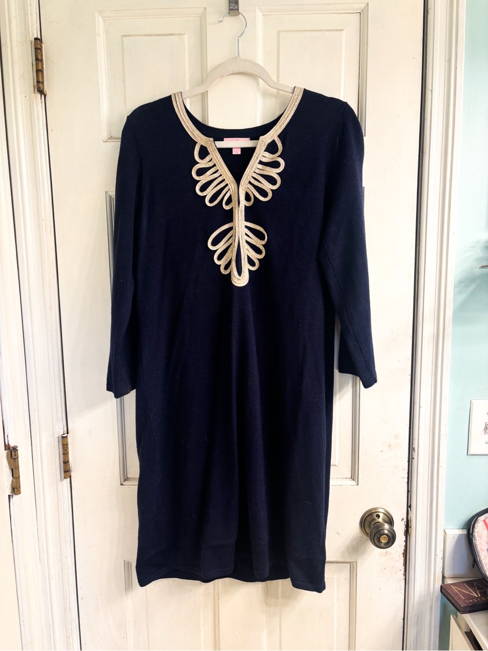 Lilly Pulitzer Navy “Devlin” Knit Dress - Size L